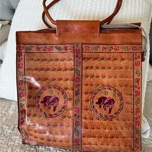 Zen Artistic Brown and multicolored Tote Bag